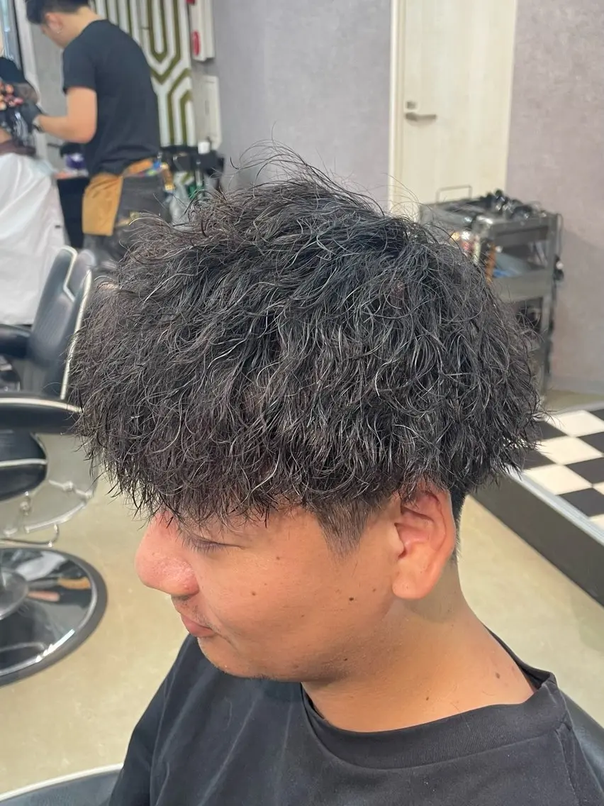 ミディアム メンズ特化/パーマ /swag/ルカのヘアスタイル