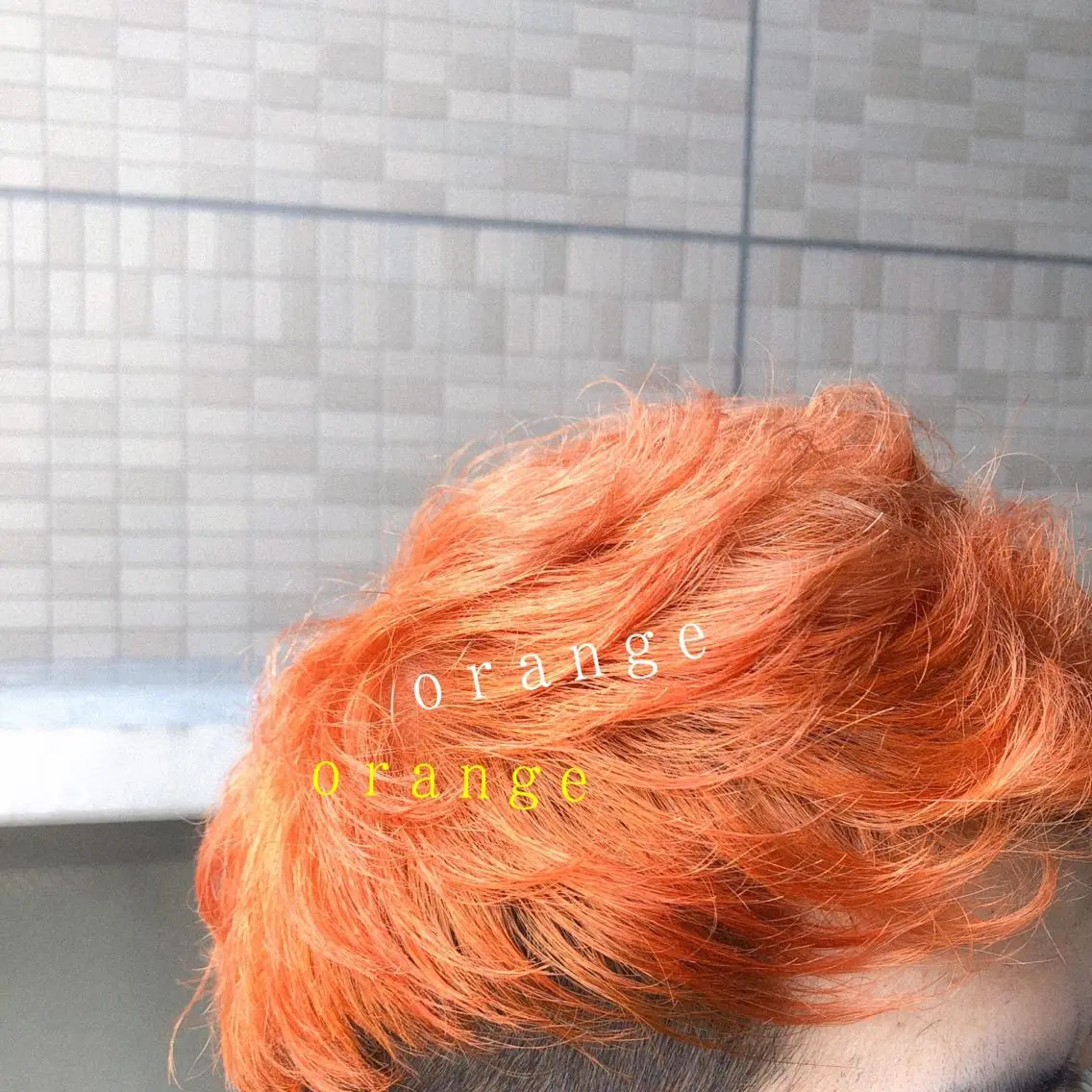 ショート カラー オレンジ ヘアカラー カラーパティシエ facce🌼ikoのヘアスタイル