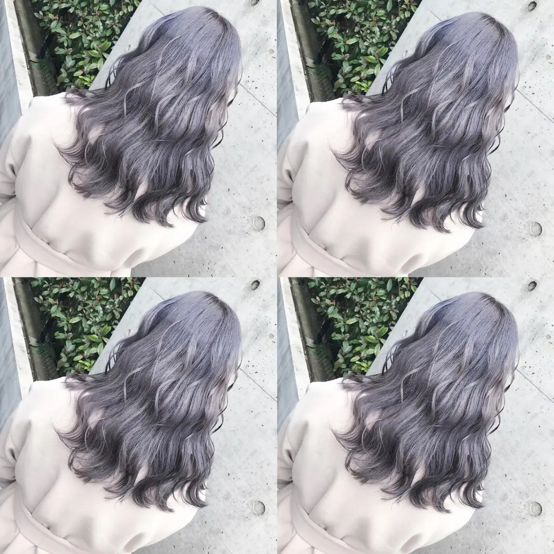セミロング カラー ヘアアレンジ TAKUMAブリーチ /切りっぱなし🪽のヘアスタイル