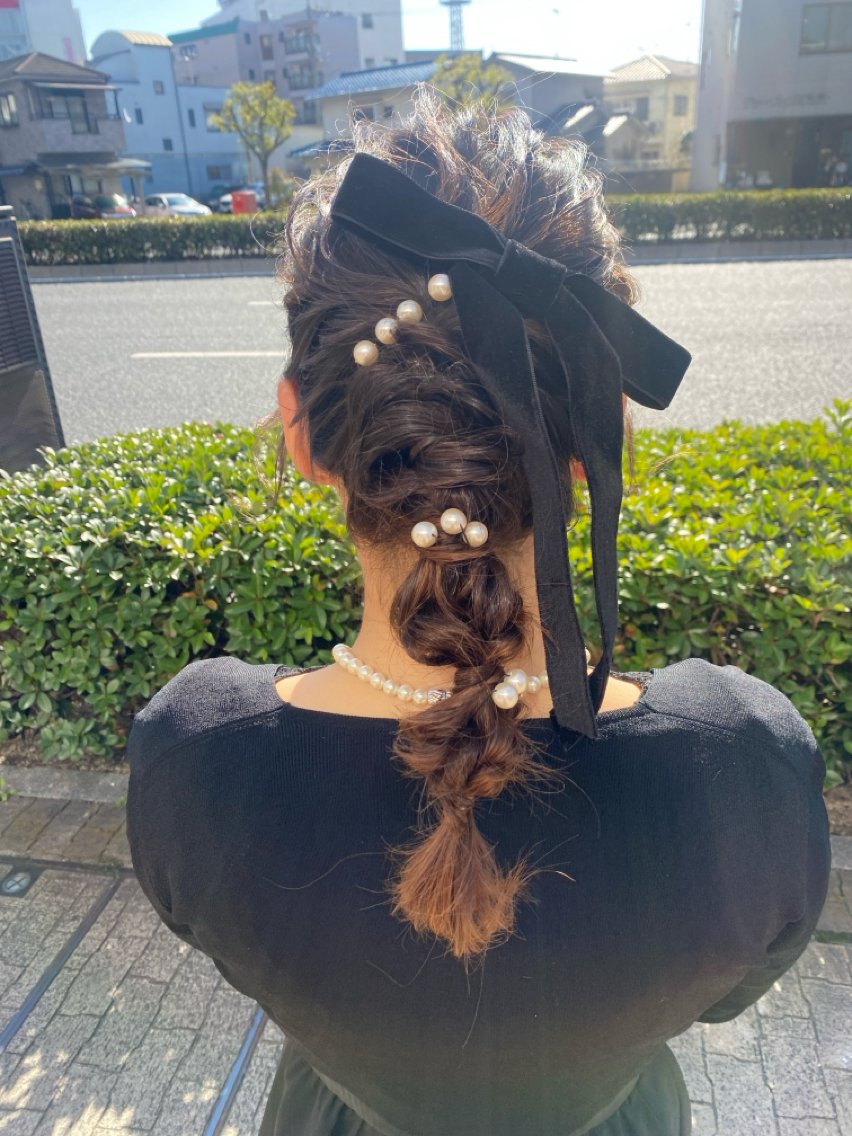 ヘアセット🦄💗の写真