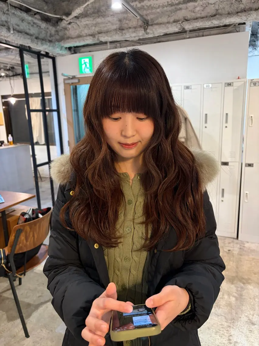 ロング カット 🧣misaki 🧣のヘアスタイル