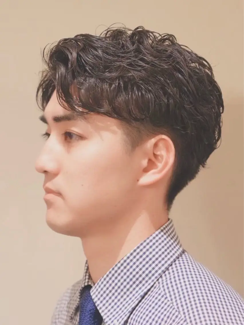 ショート メンズ カット ヘアセット HIRO GINZA 銀座一丁目店のヘアスタイル