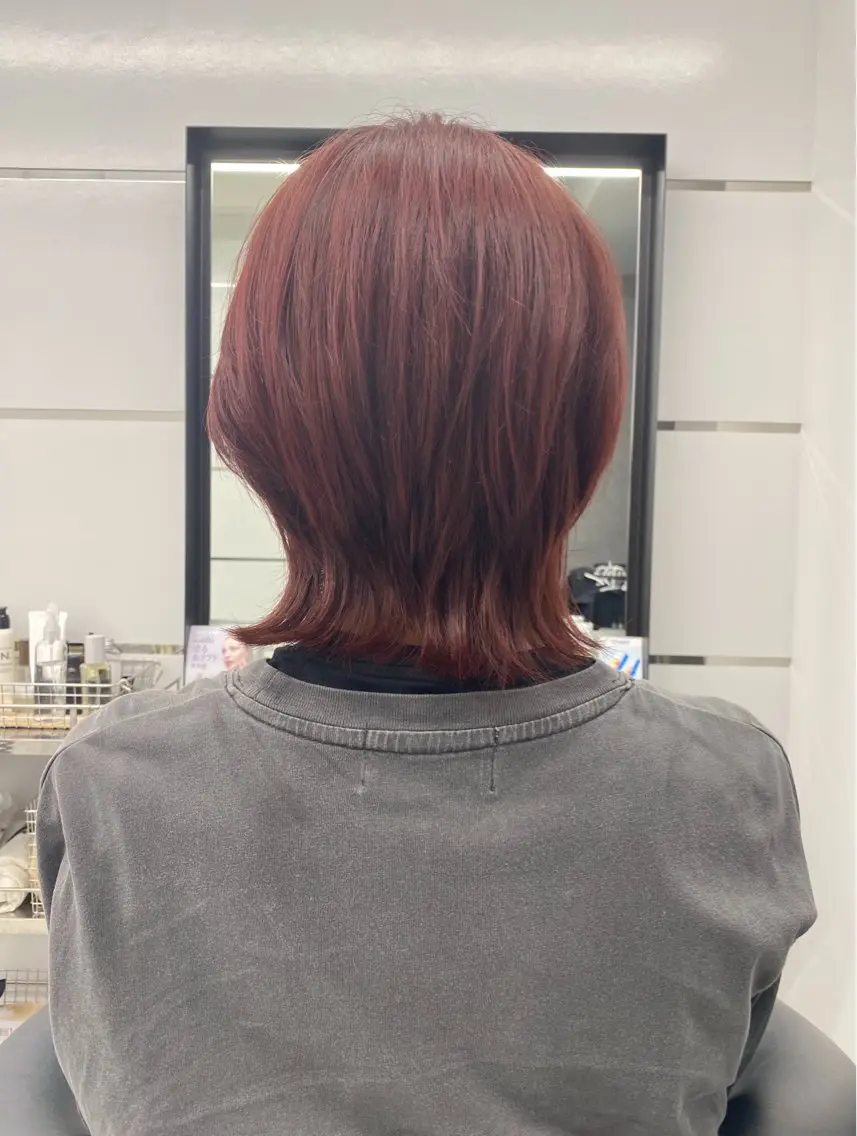 ミディアム カラー メンズ 齋藤 涼葉のヘアスタイル