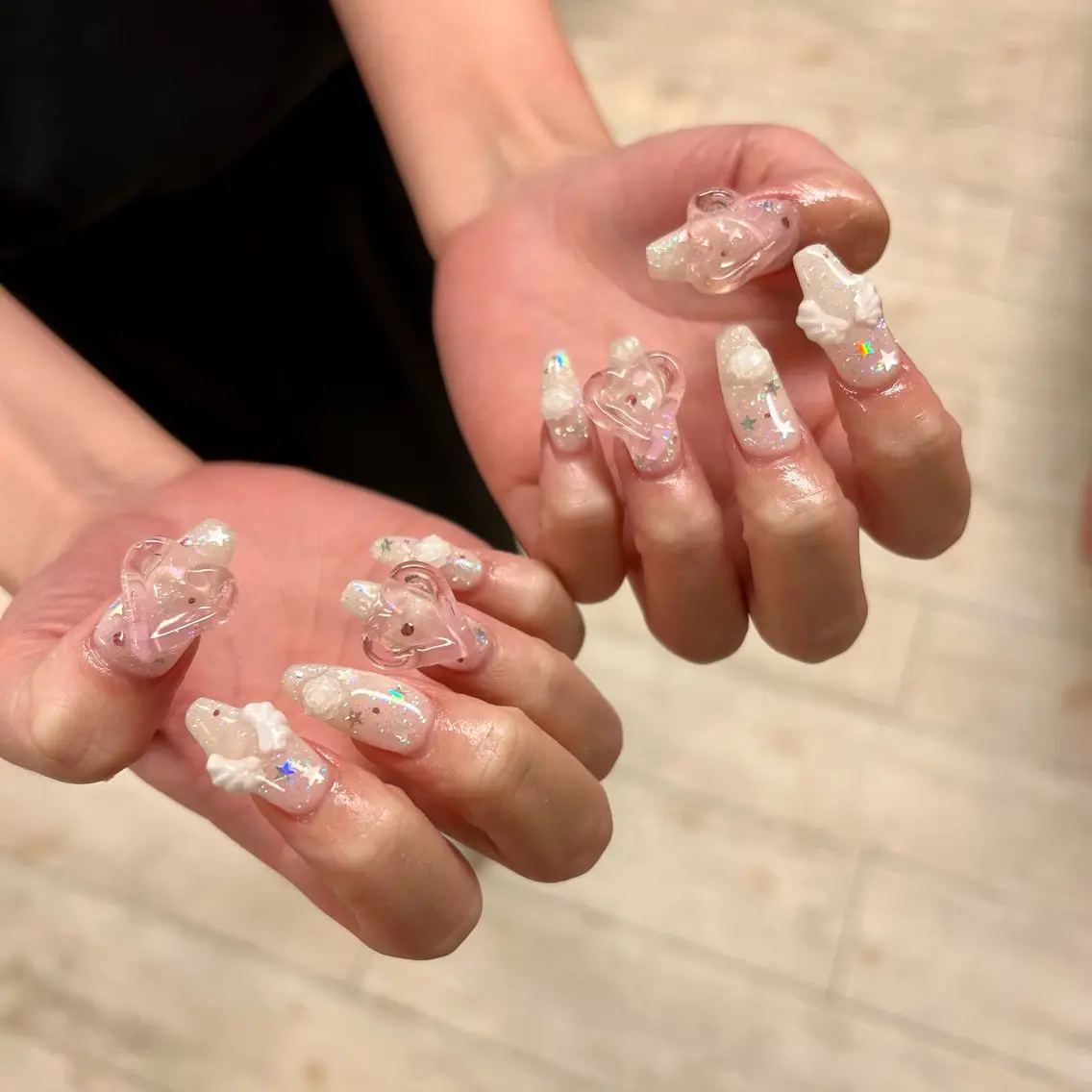ネイル ジェルネイル SAKURA 中島のネイルデザイン