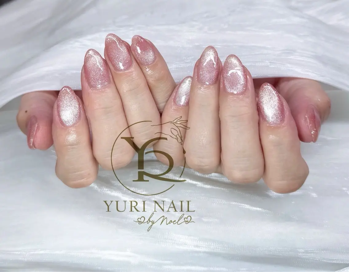ネイル チークネイル フットネイル フレンチネイル グラデーション キラキラネイル ハンドネイル フットネイル ハンドケア YURI Nail Funabashiのネイルデザイン