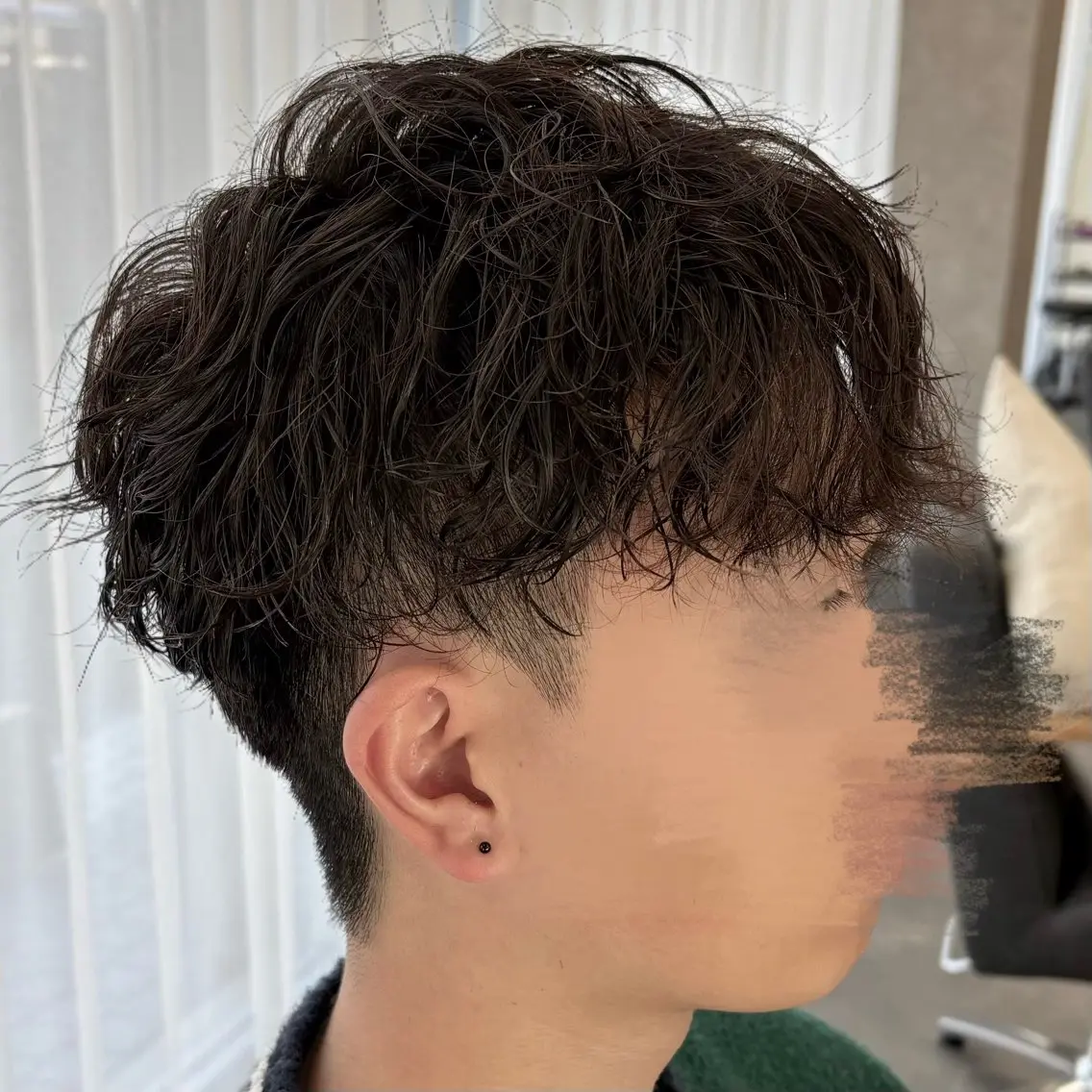 ショート パーマ メンズ メンズパーマ カット パーマ いちか🤍 COQU千葉のヘアスタイル