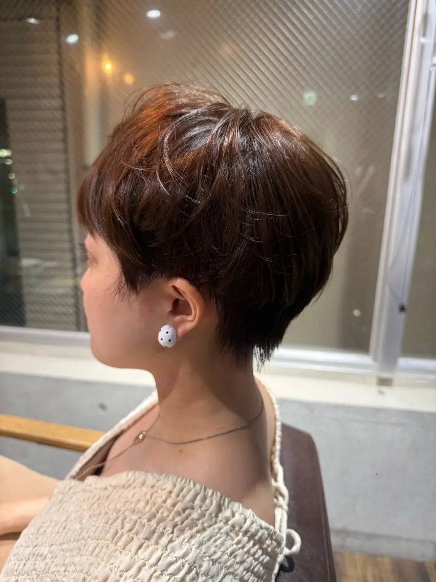 ショート カラー ヘアカラー 多田 明希のヘアスタイル