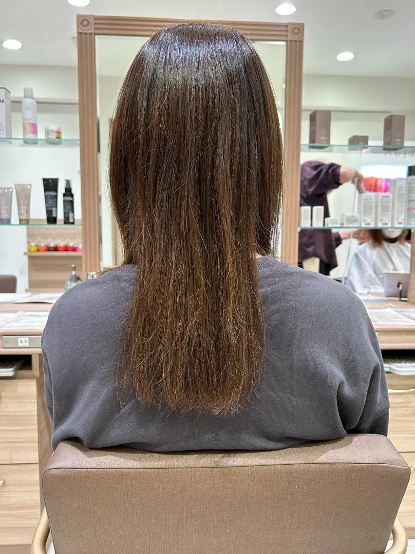 セミロング 小平 悠人のヘアスタイル