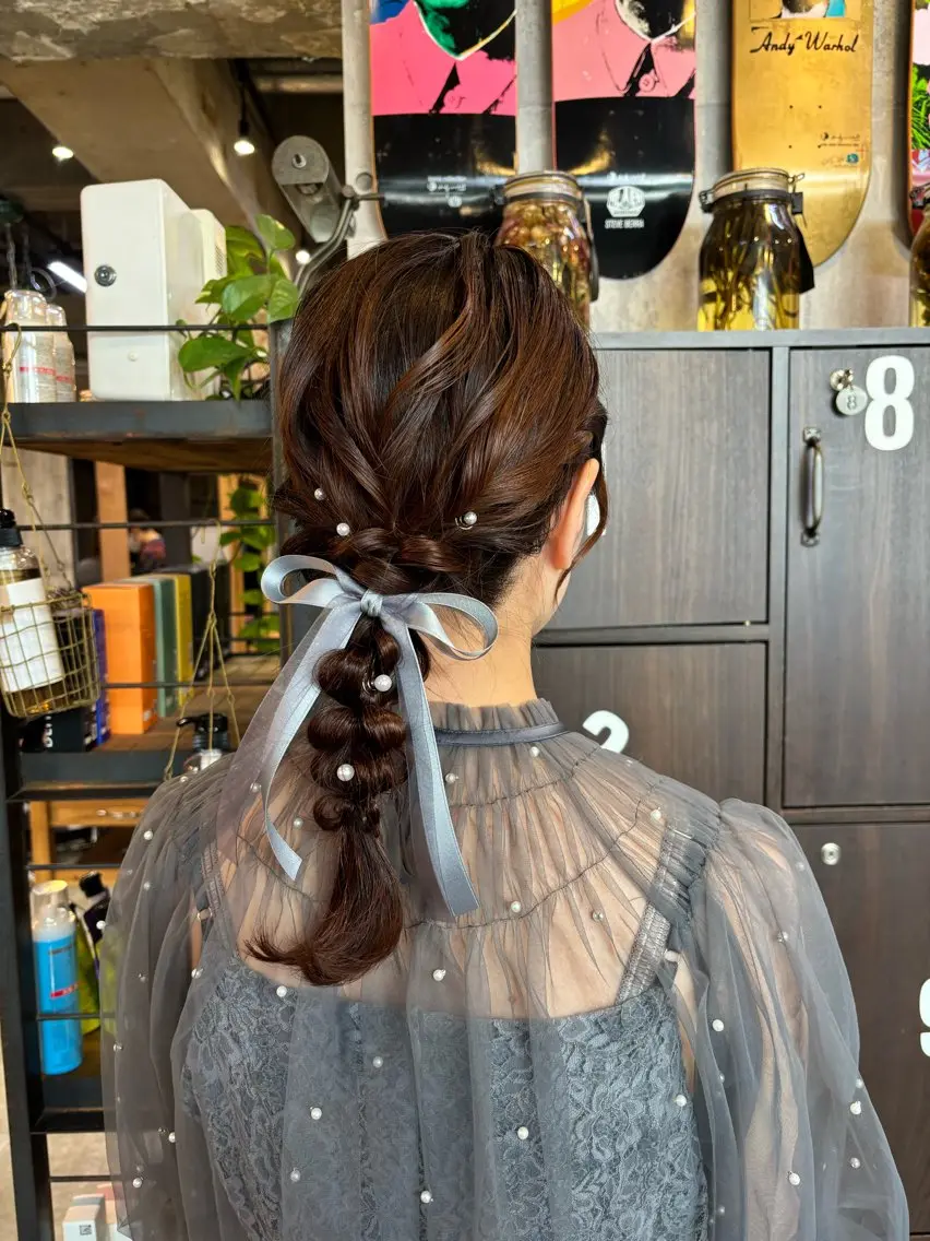 セミロング ヘアセット 【縮毛矯正特化】 kyokaのヘアスタイル