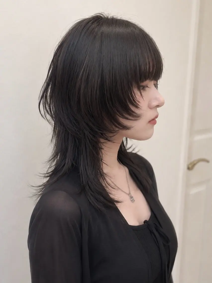 ミディアム 🐺ウルフカット/ 縮毛矯正💙maiのヘアスタイル