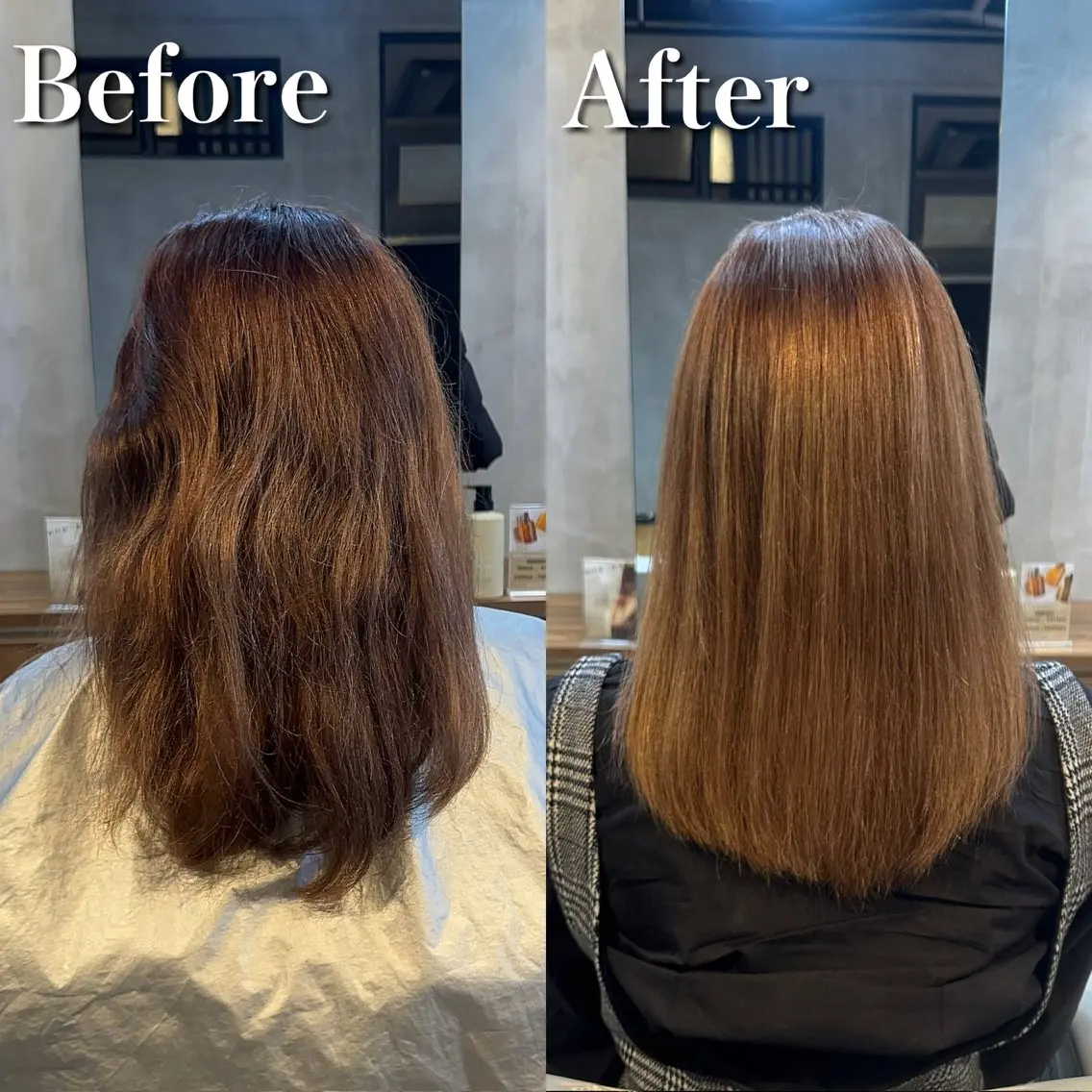 セミロング カラー トリートメント カット ヘアカラー トリートメント 飯田 智也のヘアスタイル