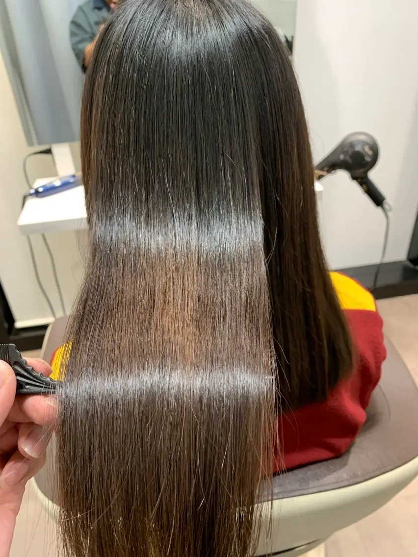ミディアム トリートメント 松田 啓志のヘアスタイル