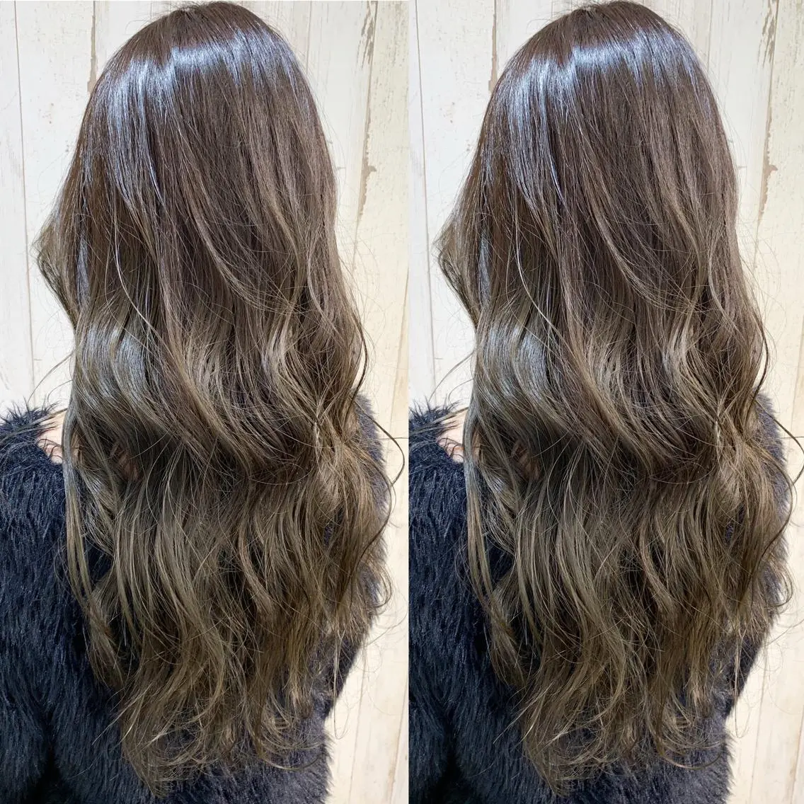 ロング カラー 心斎橋韓国ボブ 好原良真のヘアスタイル