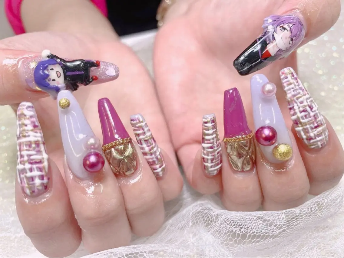 ネイル ハンドネイル ゆりか joieange福島のネイルデザイン