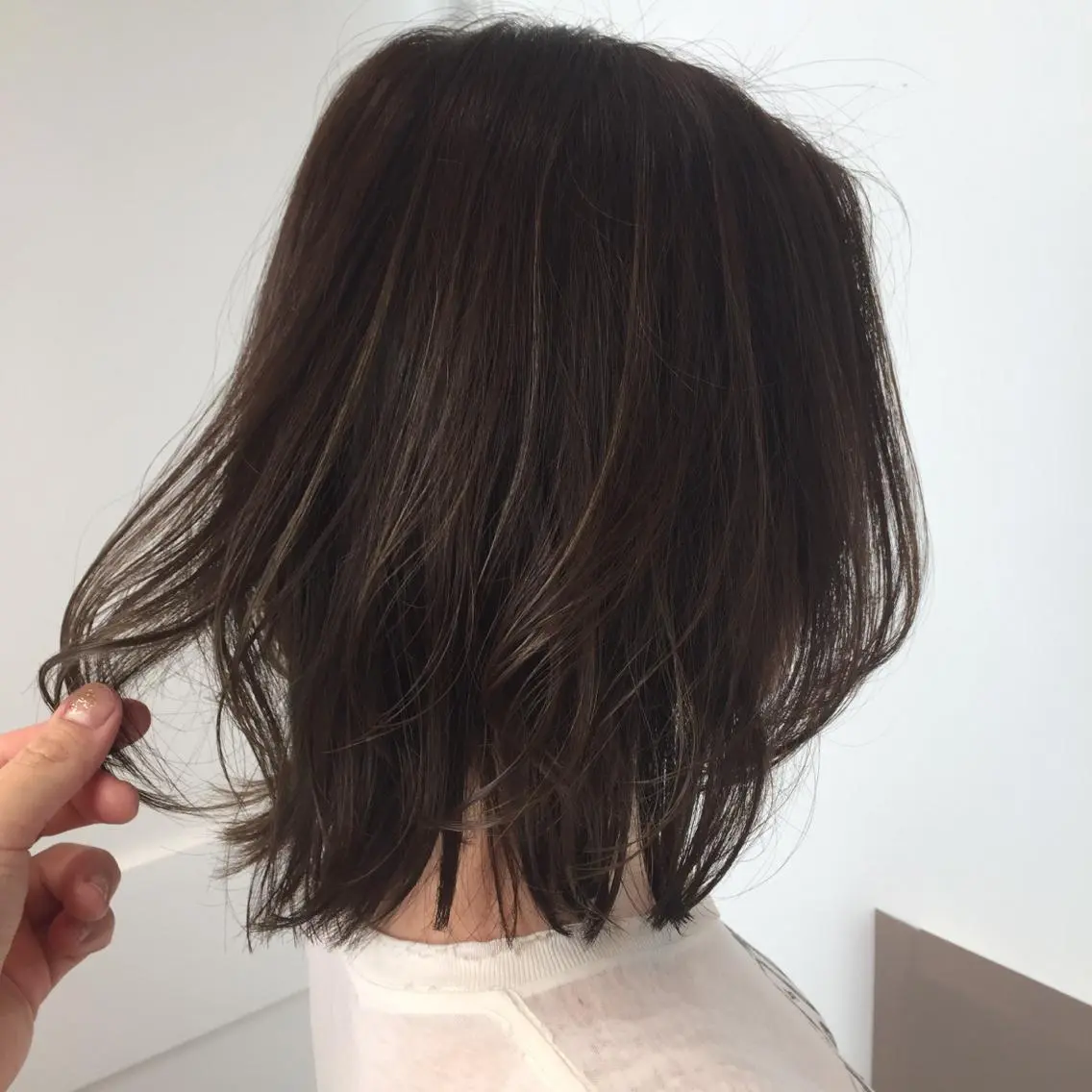 ミディアム カラー カット ヘアカラー 柔らかいcolor 🌿harukaのヘアスタイル