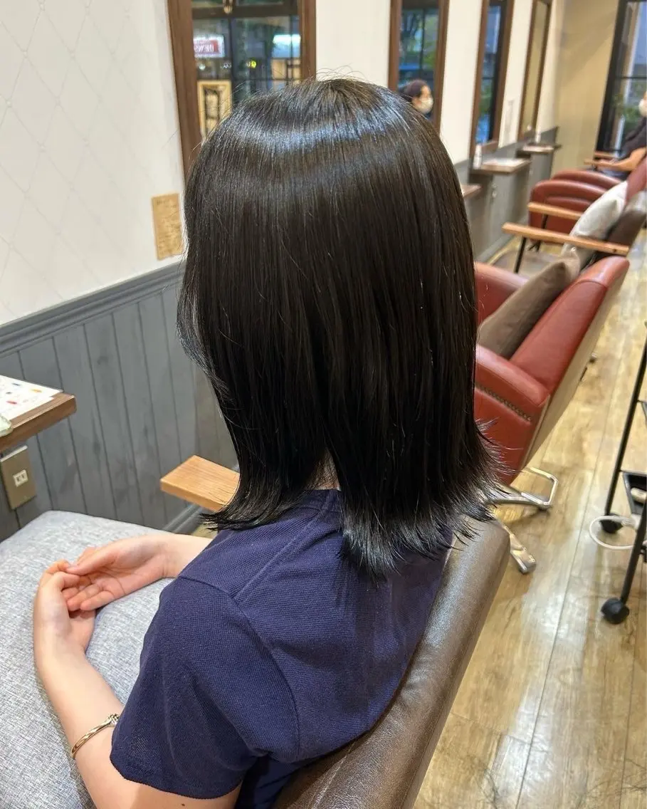 ミディアム 白澤 流輝のヘアスタイル