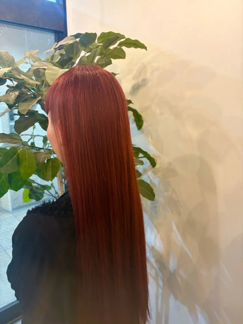 カラー レッドカラー 【ブリーチモデル募集 】高橋航大のヘアスタイル