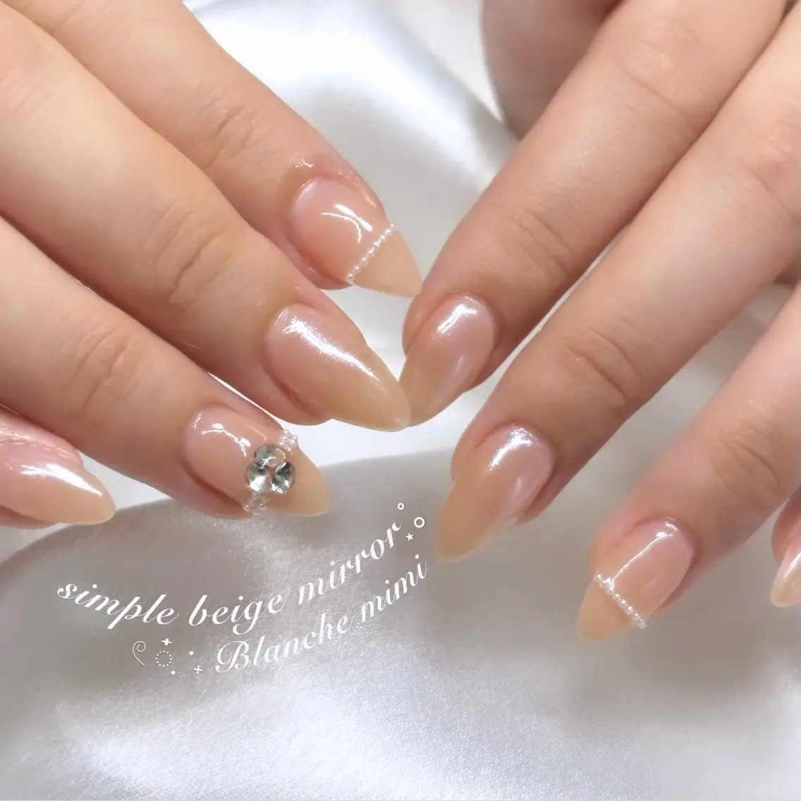 ネイル ハンドネイル Blanche mimi.u_aのネイルデザイン