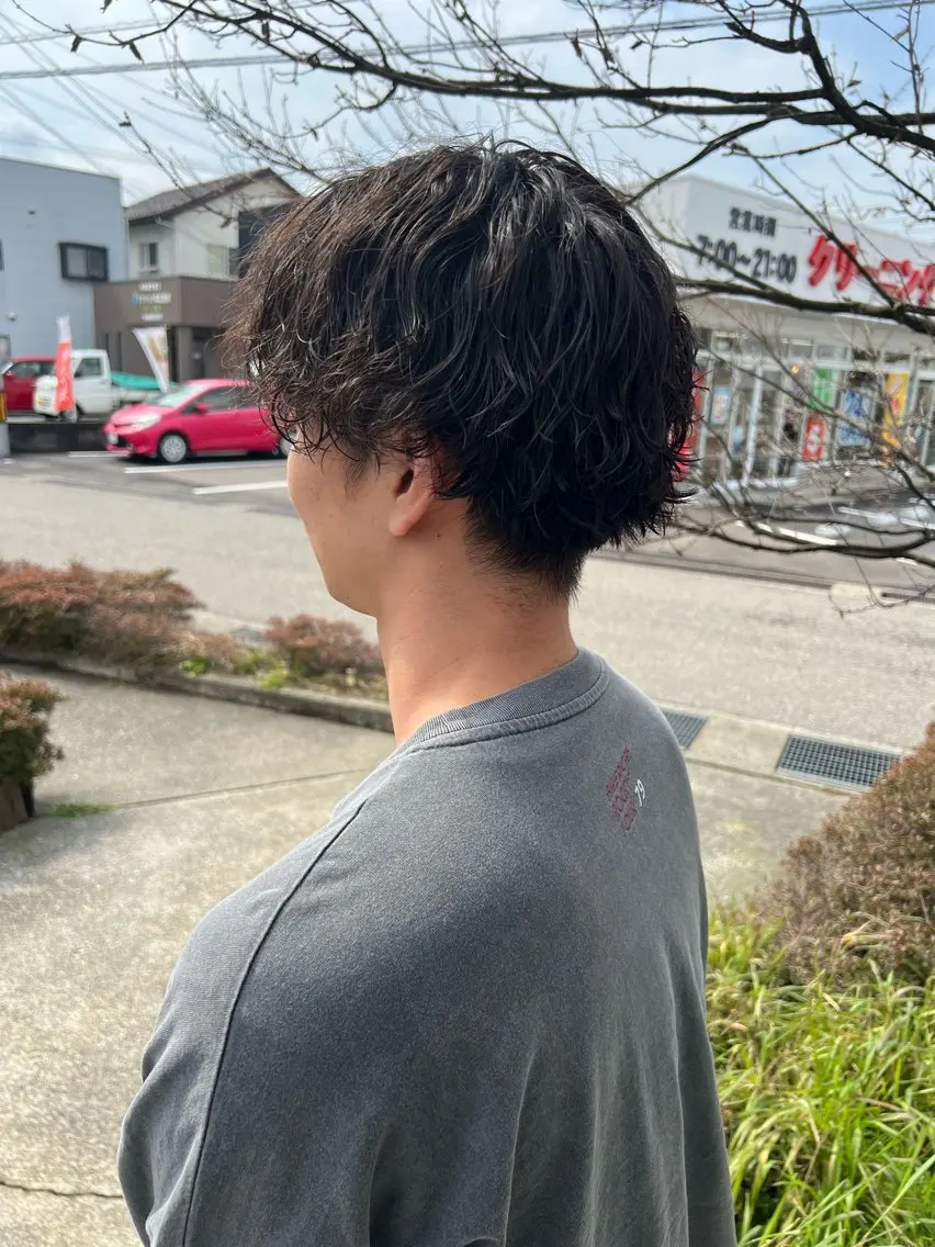 パーマ カット パーマ 池本 勇大のヘアスタイル
