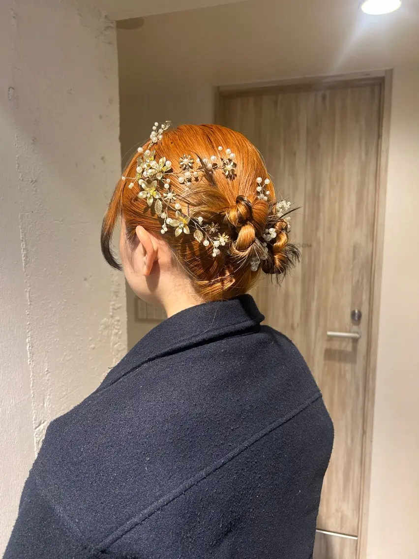 ヘアアレンジ ヘアセット 艶カラー🌸アレンジ 🌹Sally🕊️のその他イメージ
