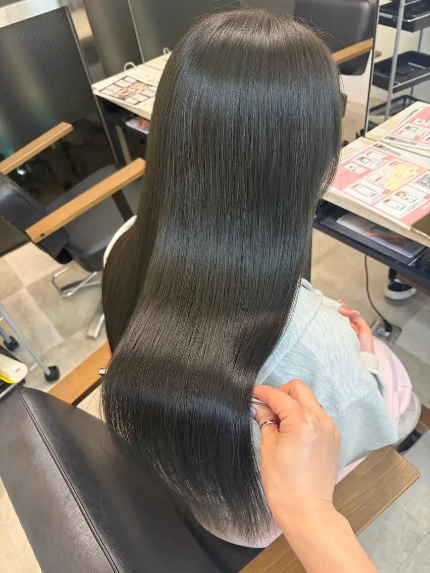 ロング カラー 🥀韓国ヘア🥀 宮津真菜のヘアスタイル
