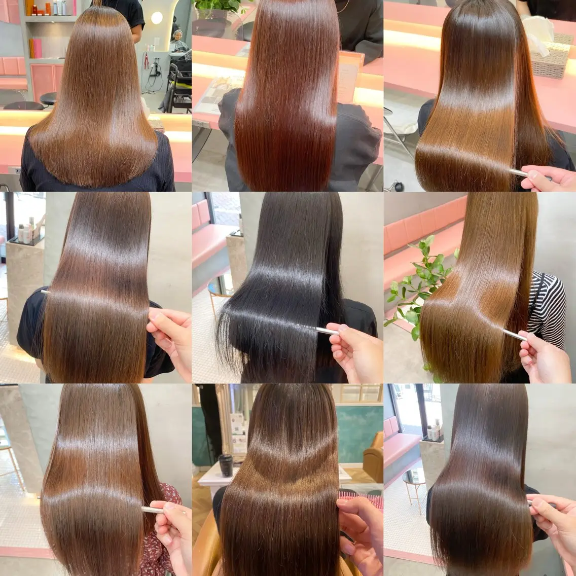 ロング カラー 髪質改善 ヘアカラー 縮毛矯正 トリートメント ❣️韓国/レイヤー/ 透明感カラー/まさのヘアスタイル