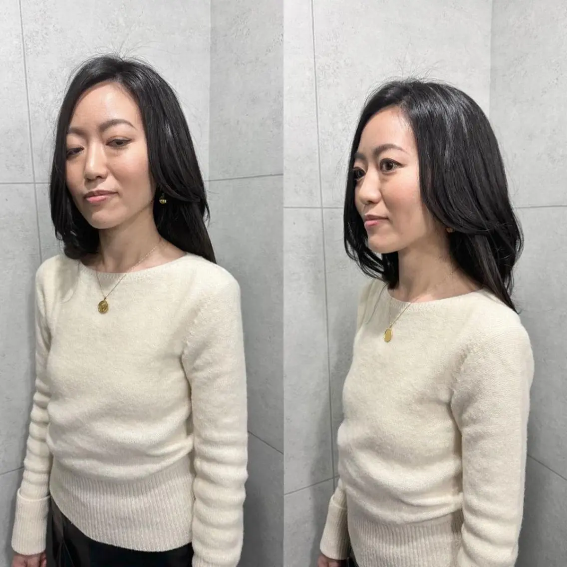 ロング カラー 黒髪 ナチュラルブラック レイヤーカット ロング 小顔カット ❇️安達 優心❇️ レイヤー/艶髪特化のヘアスタイル