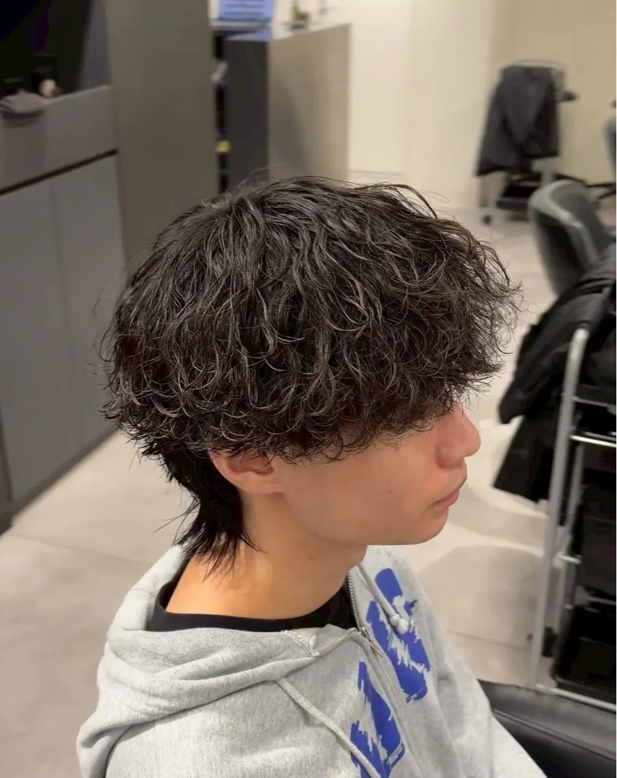 パーマ メンズ カット パーマ 🌊カット•縮毛矯正 🌊/YUUKIのヘアスタイル