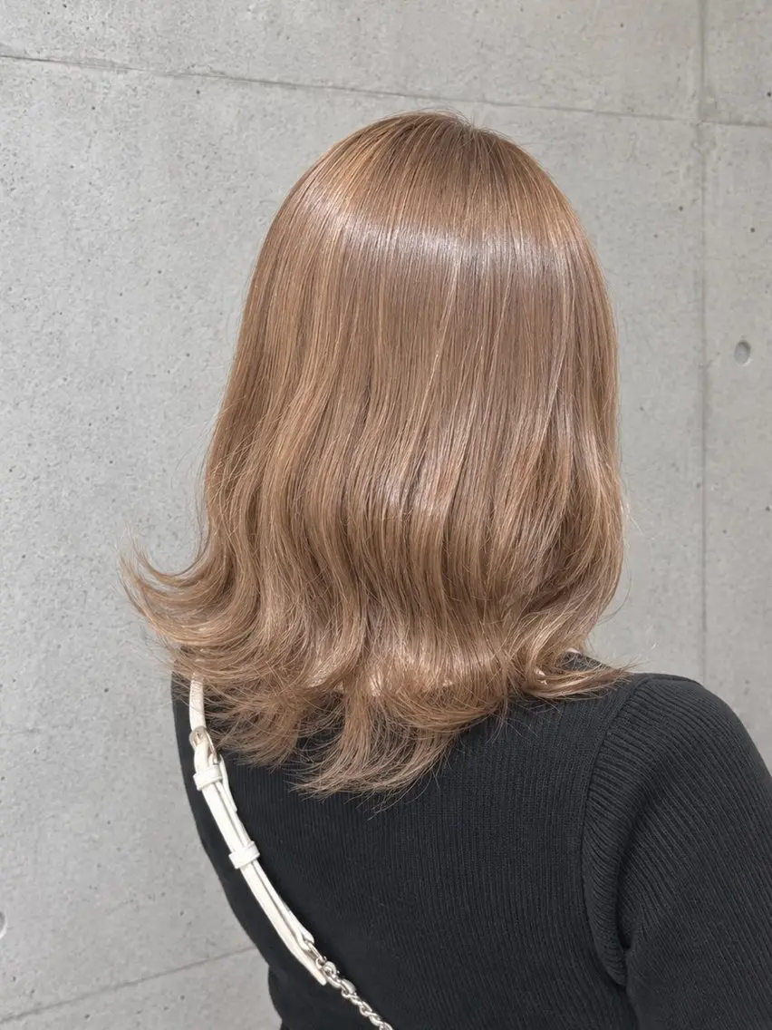 ミディアム ヘアカラー 推し活カラー/ アレンジ🩵ayaのヘアスタイル