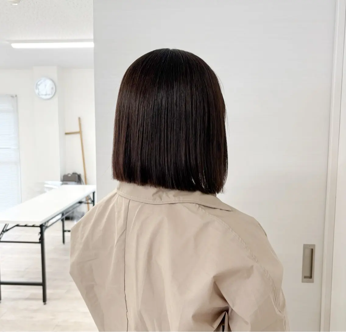 ミディアム ボブ 麥生田 秀太のヘアスタイル