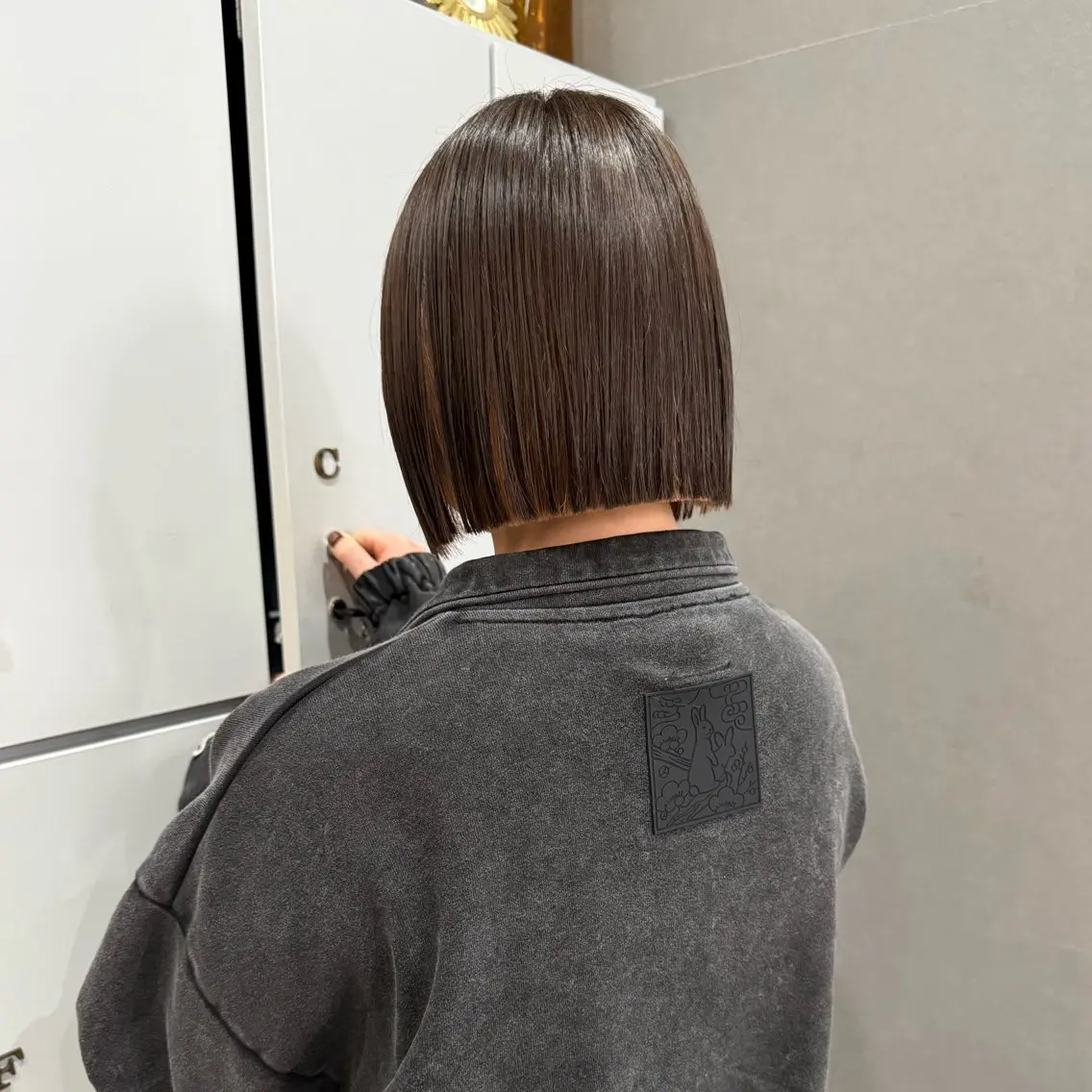 ショート 切りっぱなしボブ ボブ 山川 由來のヘアスタイル
