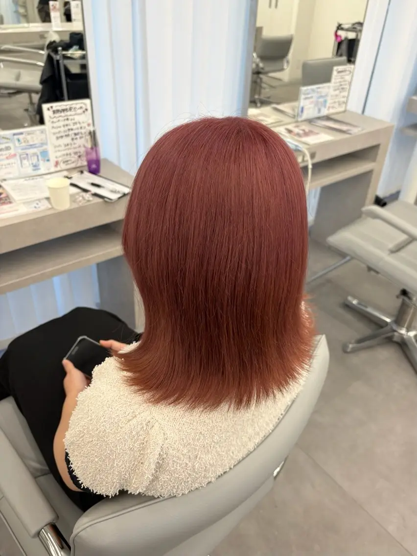 ミディアム カラー カット ヘアカラー 🍀透明感ナチュラル カラー🍀じゅんのヘアスタイル