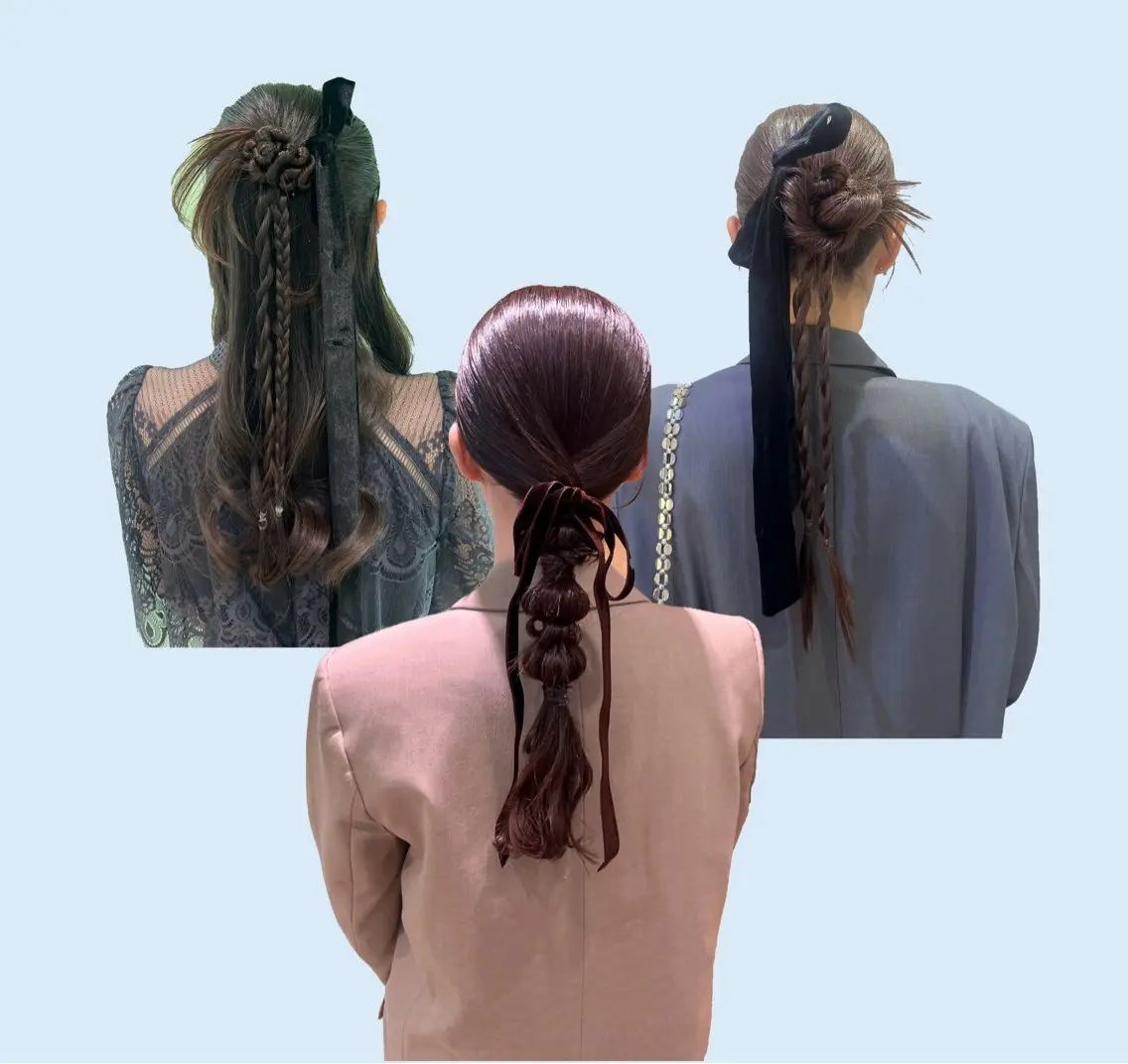 結婚式やパーティーにおすすめ✨お呼ばれヘアセット💐の写真