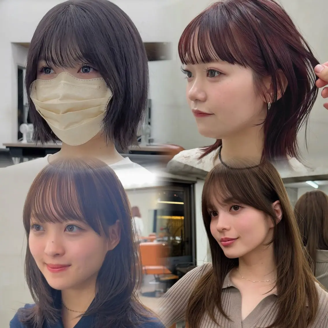 セミロング カラー レイヤー🐏髪質改善 /透明感/みっきーのヘアスタイル