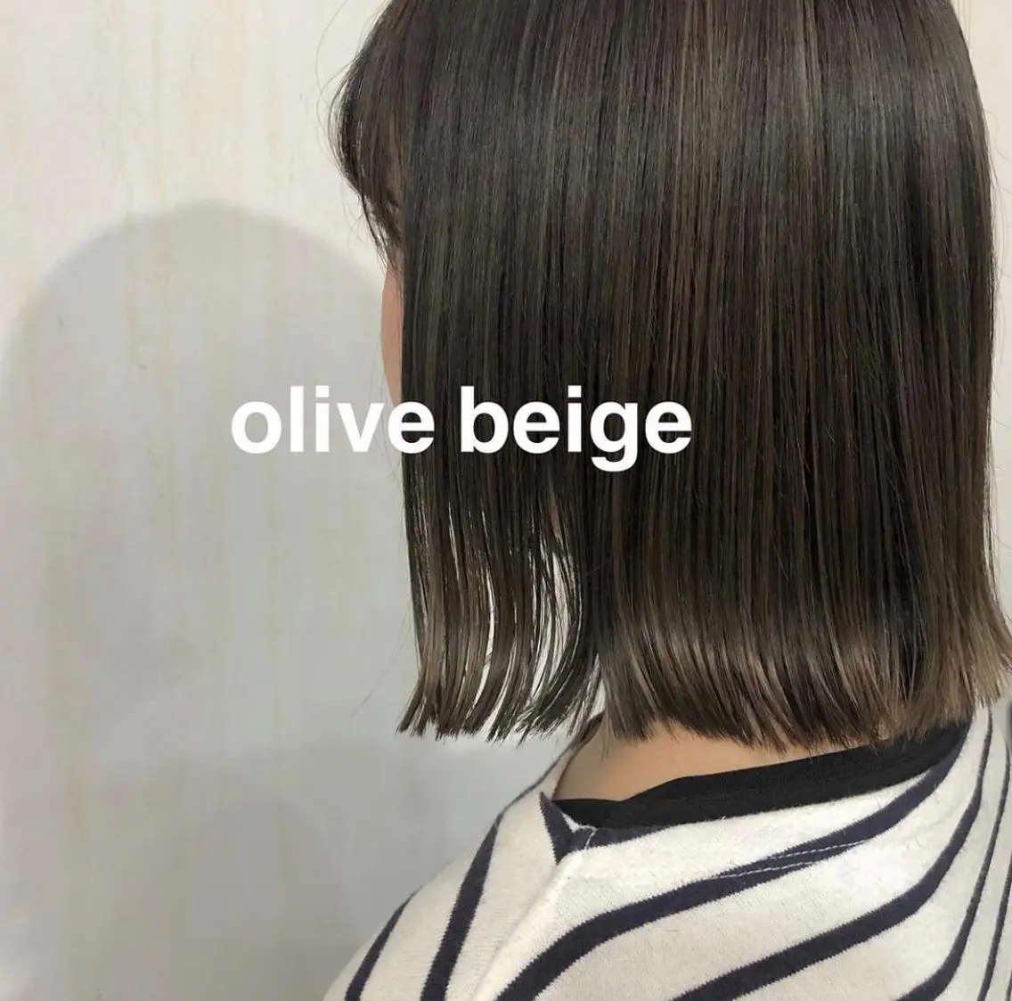 カラー ボブ♡柔らかいカラー 實松栞理のヘアスタイル