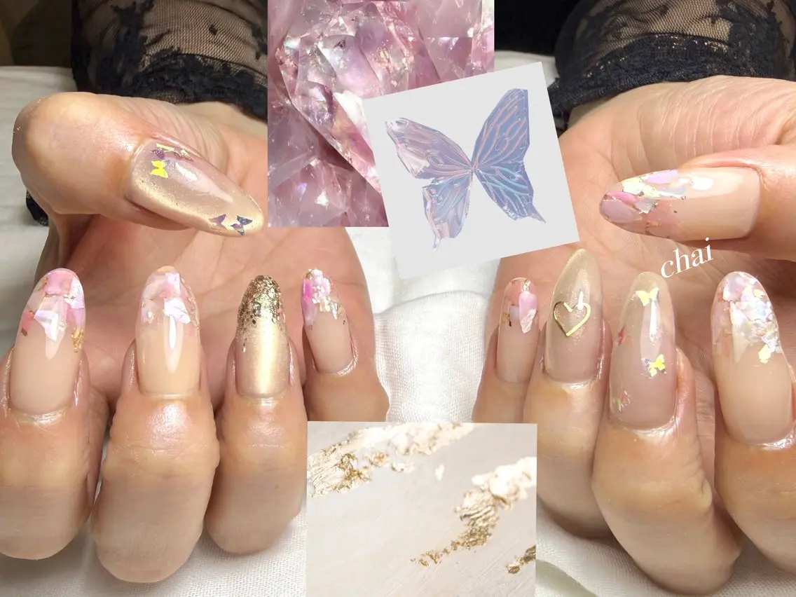 ネイル 韓国ネイル マグネットネイル ハンドネイル chai nail + eye📍鶴橋のネイルデザイン