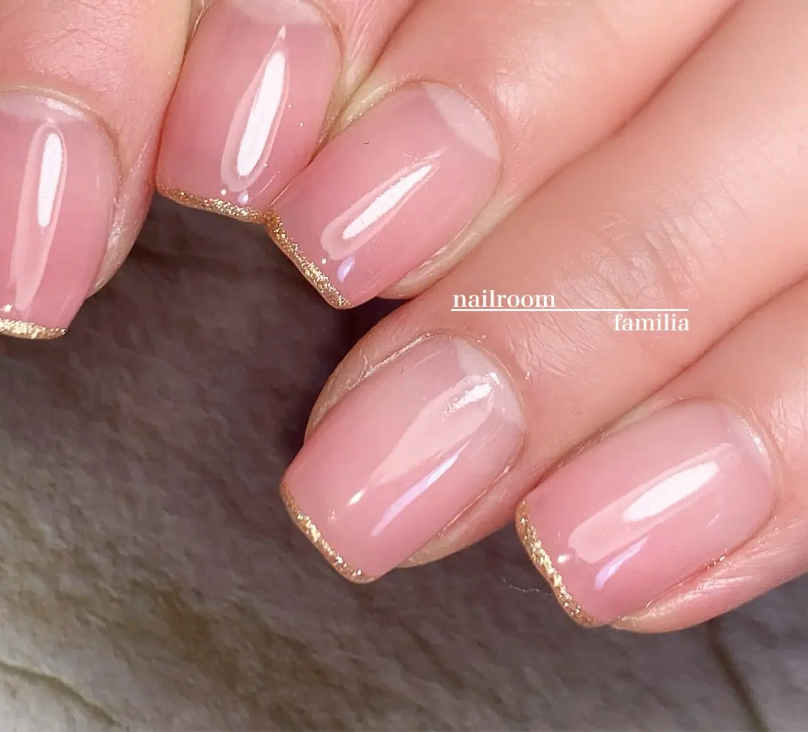ネイル ラメ(グリッター) ハンドネイル -nailroom- familiaのネイルデザイン