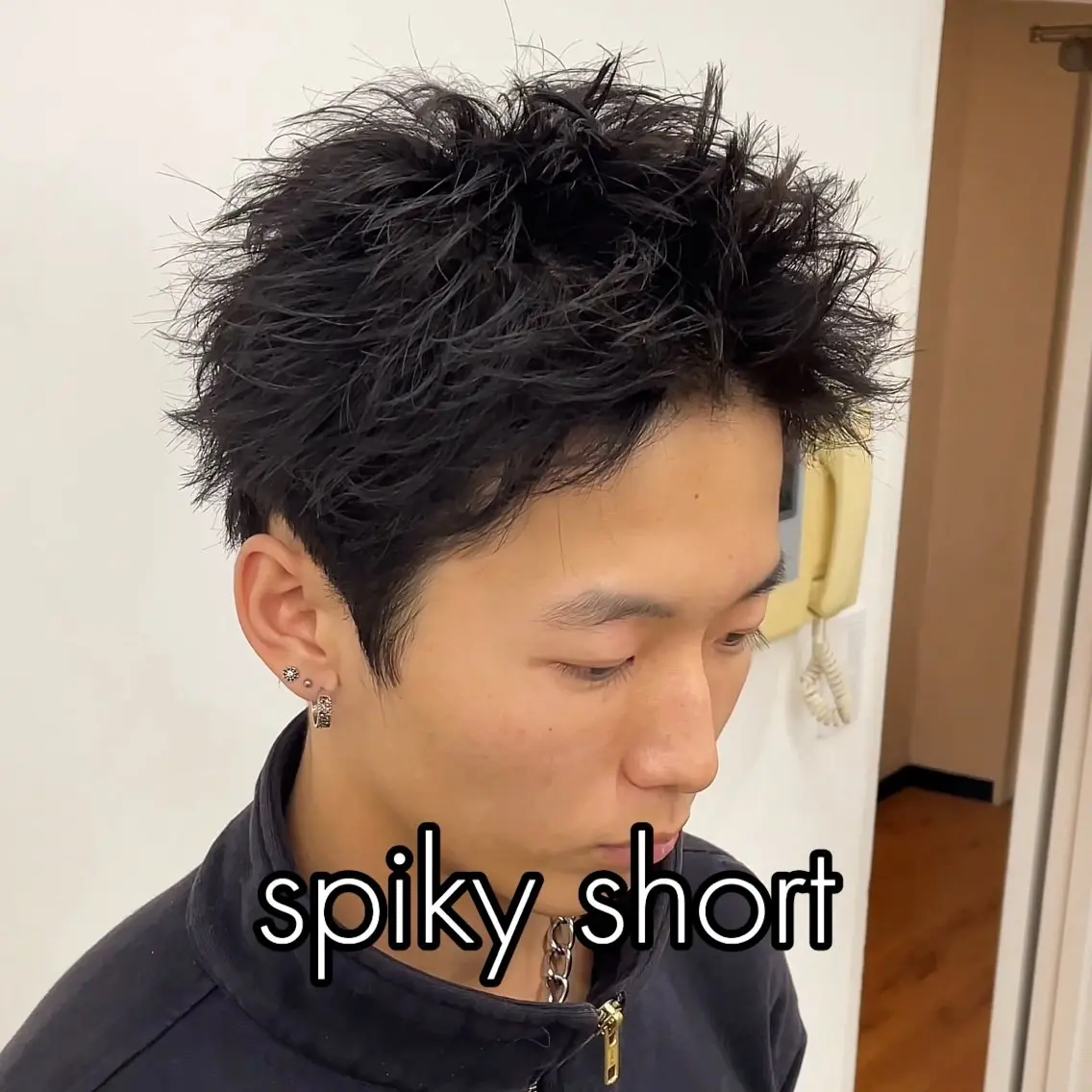 ショート ハイライト 韓国風ヘア レイヤーカット ショートヘア 縮毛矯正 カット 🫧 下島友弥 【メンズ特化美容師】のヘアスタイル