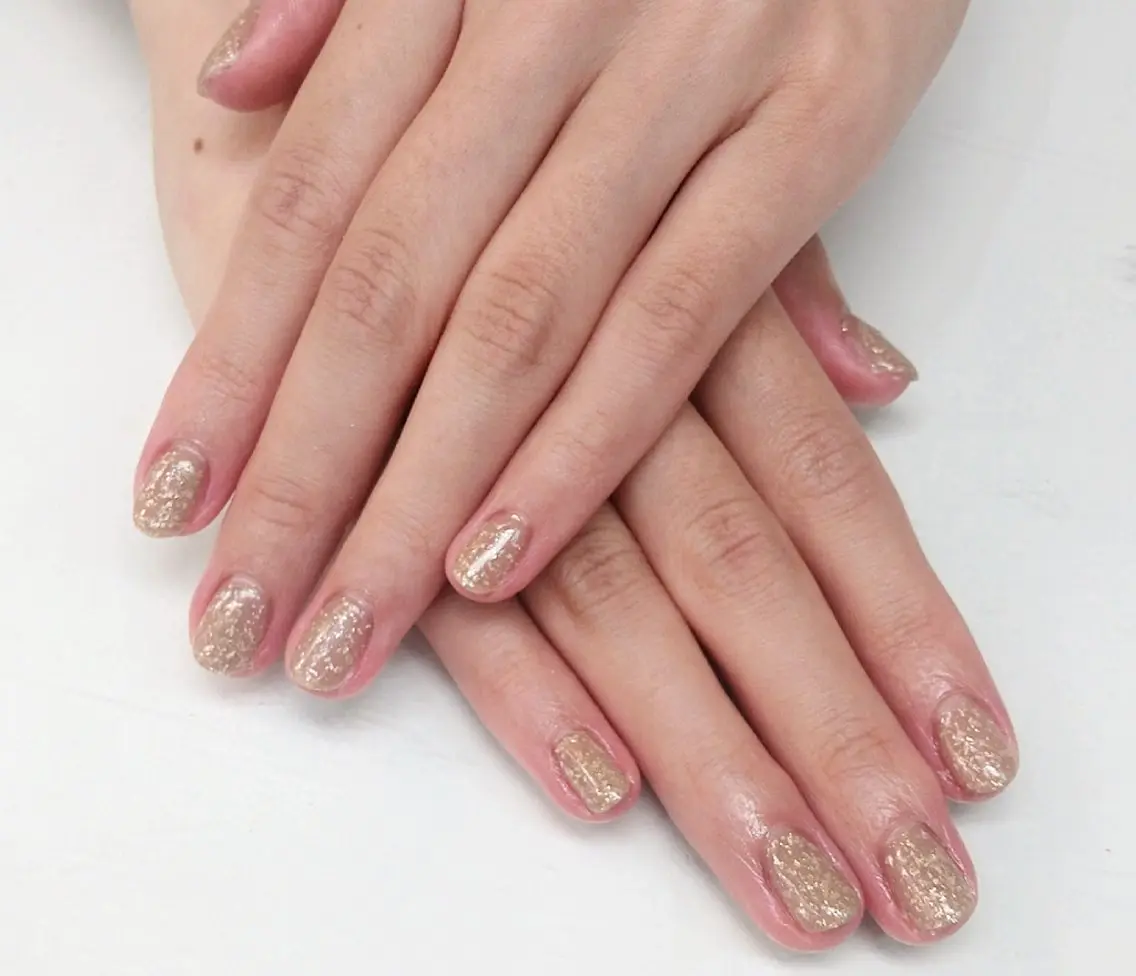 ネイル ラメ(グリッター) ワンカラーネイル NAIL BUZZ ヒラバヤシのネイルデザイン