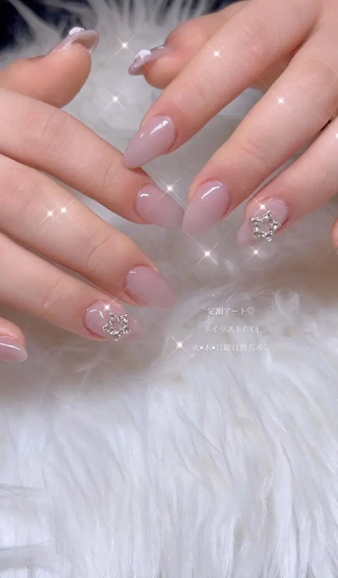 ネイル アートネイル 春ネイル ワンホンネイル ハンドネイル I LOVE ME NAIL.。.:*♡のネイルデザイン
