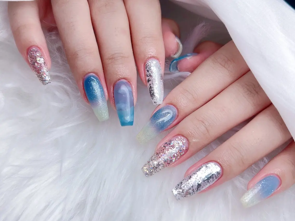 ネイル ハンドネイル M🌷nail 長さだし専門店のネイルデザイン