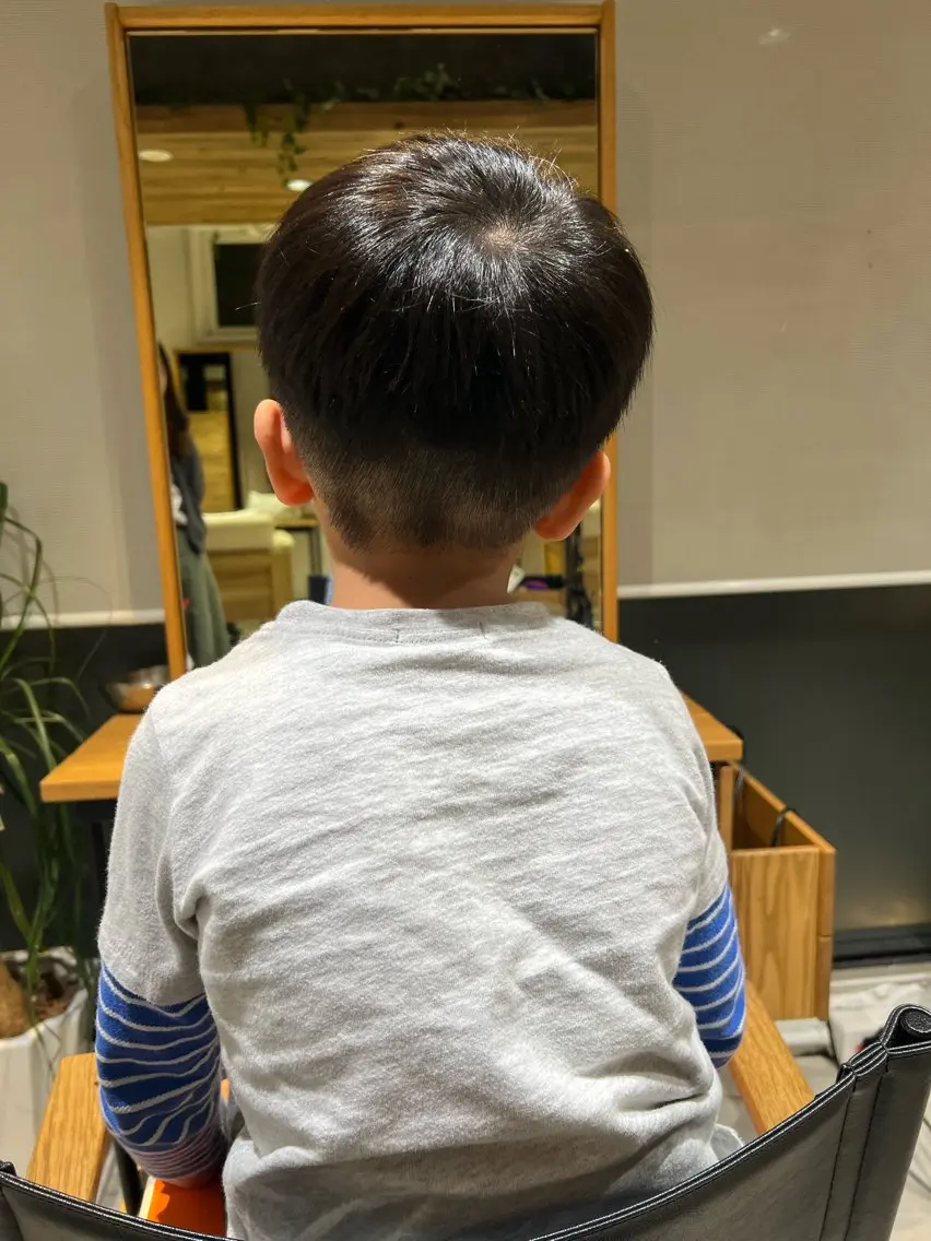メンズ キッズ カット ブルームヘアデザイン かこ。のヘアスタイル