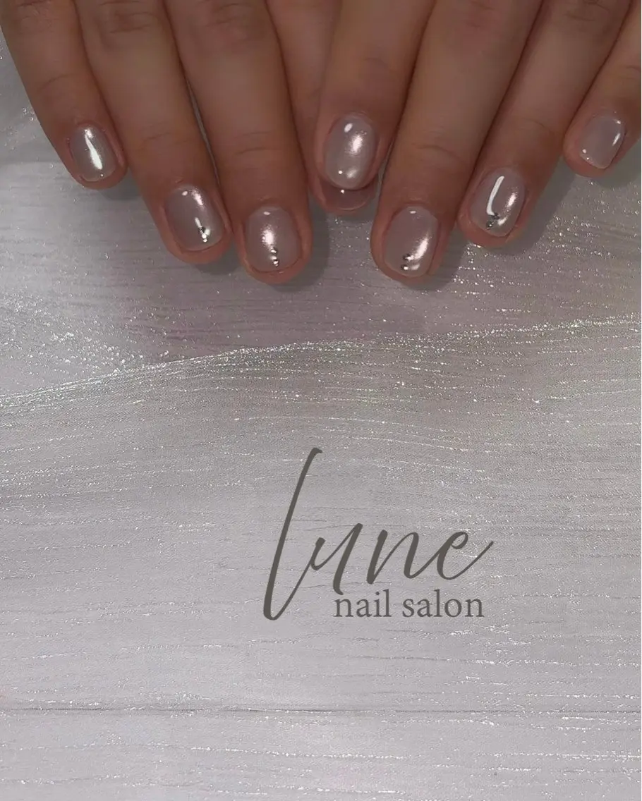 ネイル マグネットネイル ハンドネイル nail salon luneのネイルデザイン