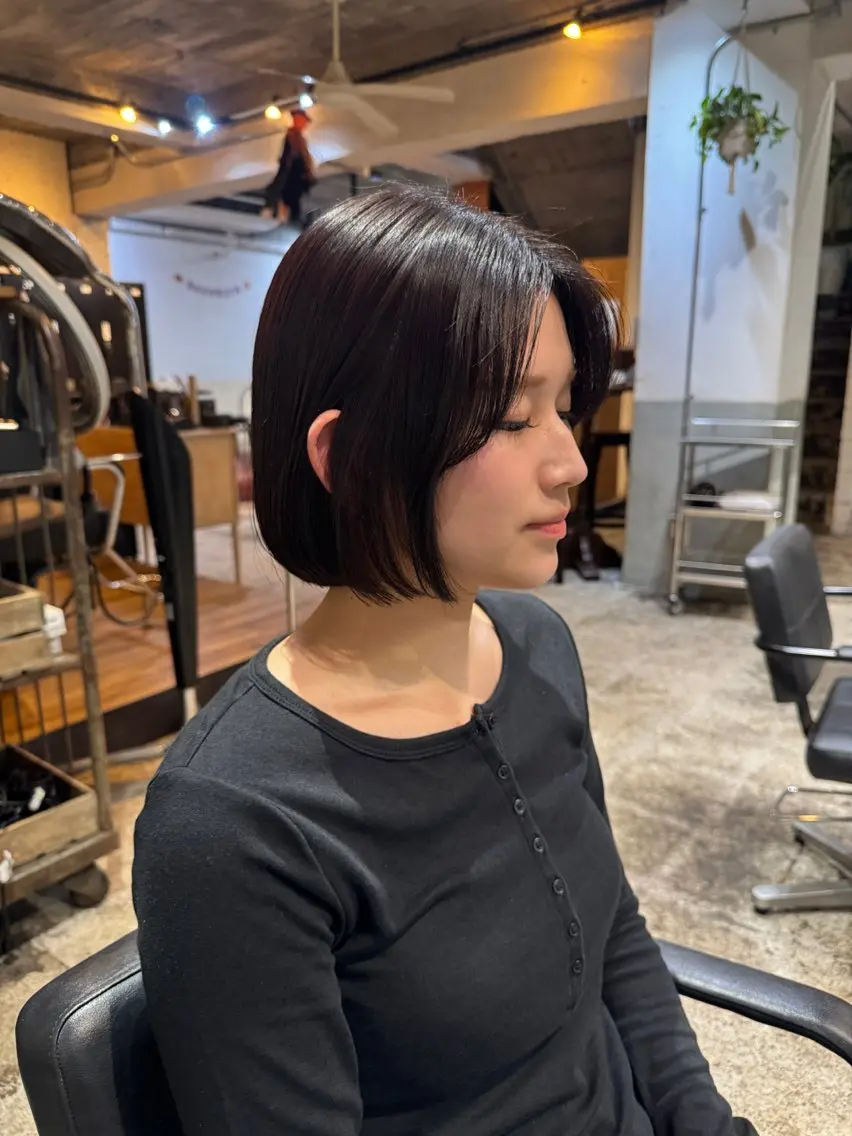 ショート カット 透明感カラー / レイヤー / Meiのヘアスタイル