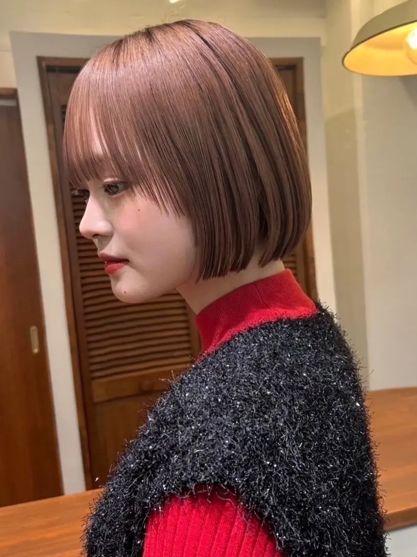 ショート カット トリートメント 長島美織 /透明感カラーのヘアスタイル