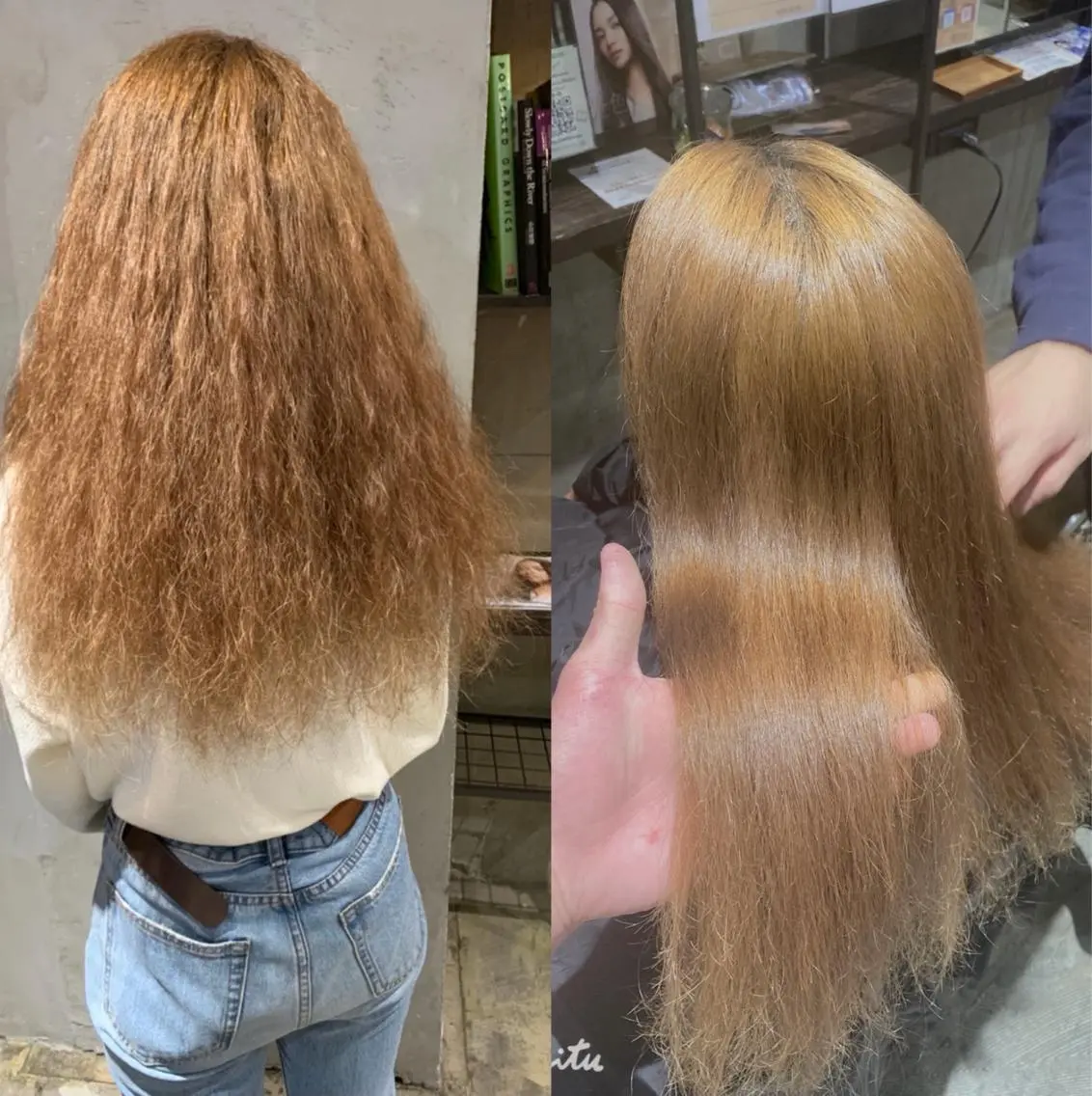 ロング 伊藤 光成のヘアスタイル