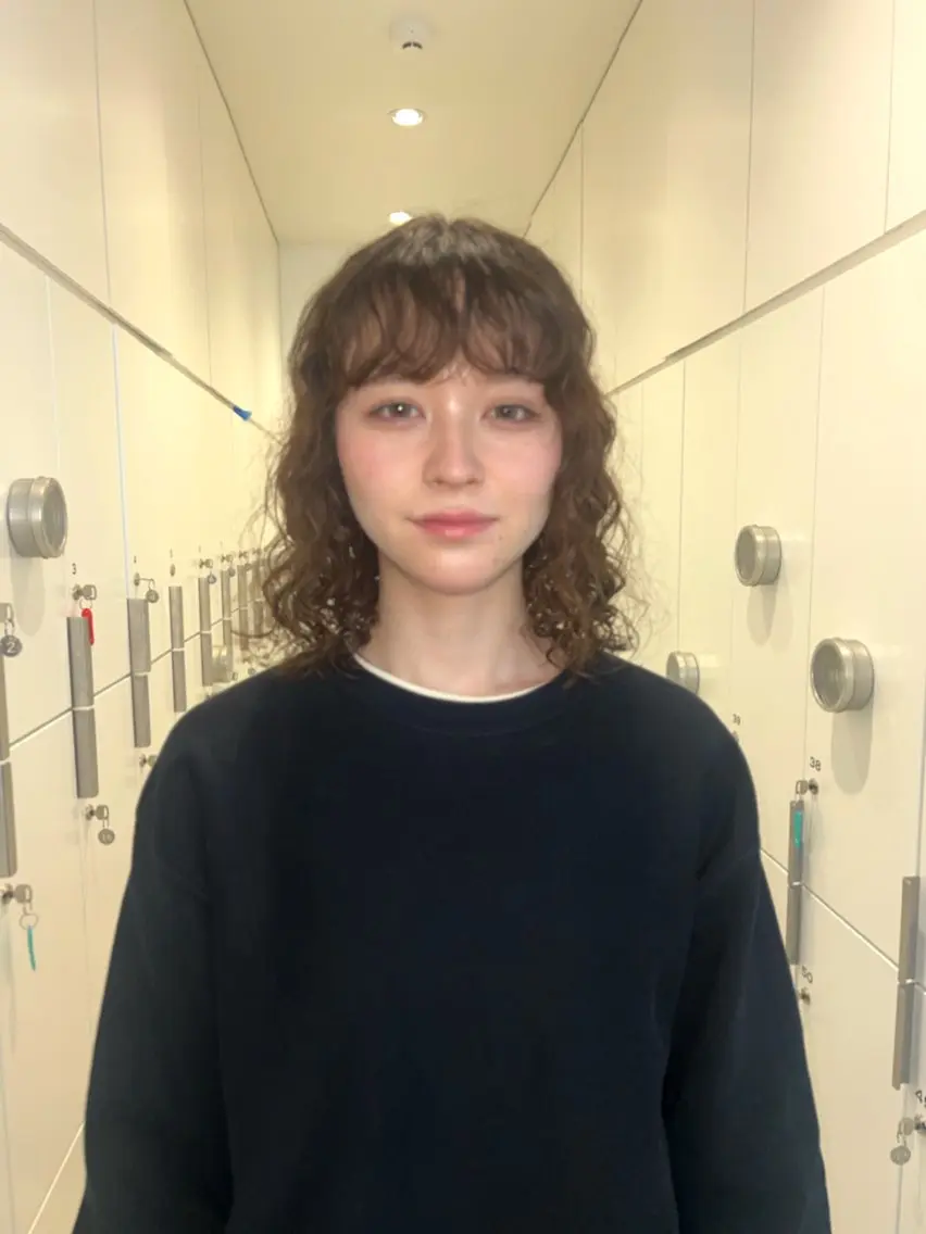 ミディアム パーマ fifth PARK HIN★T★のヘアスタイル