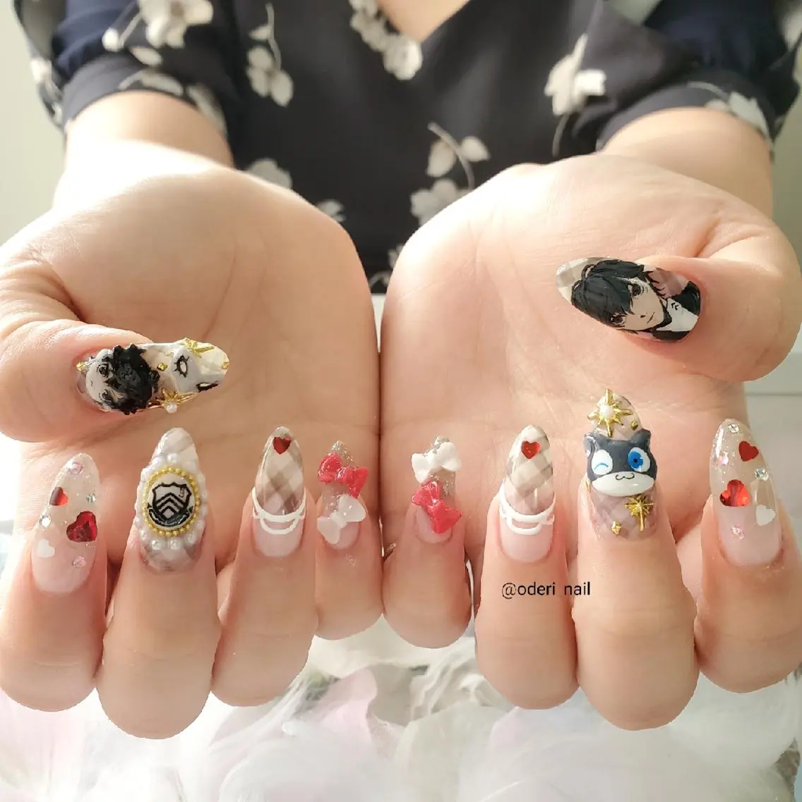 ネイル アートネイル ジェルネイル おで@ oderi_nailのネイルデザイン