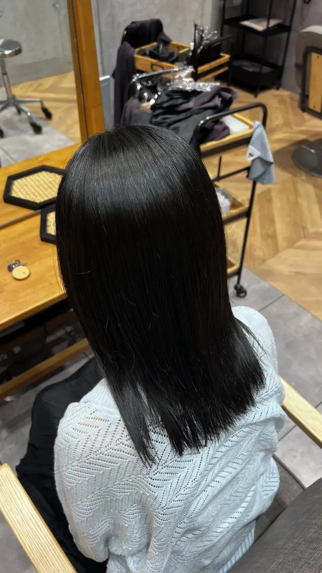 ミディアム 縮毛矯正 🐬Lala 🐬のヘアスタイル