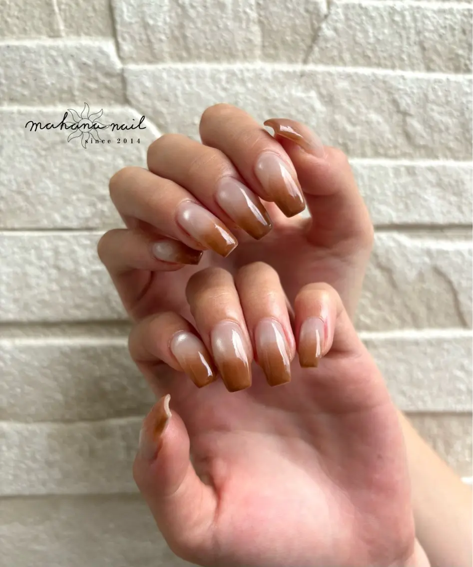 ネイル グラデーション mahana nailのネイルデザイン